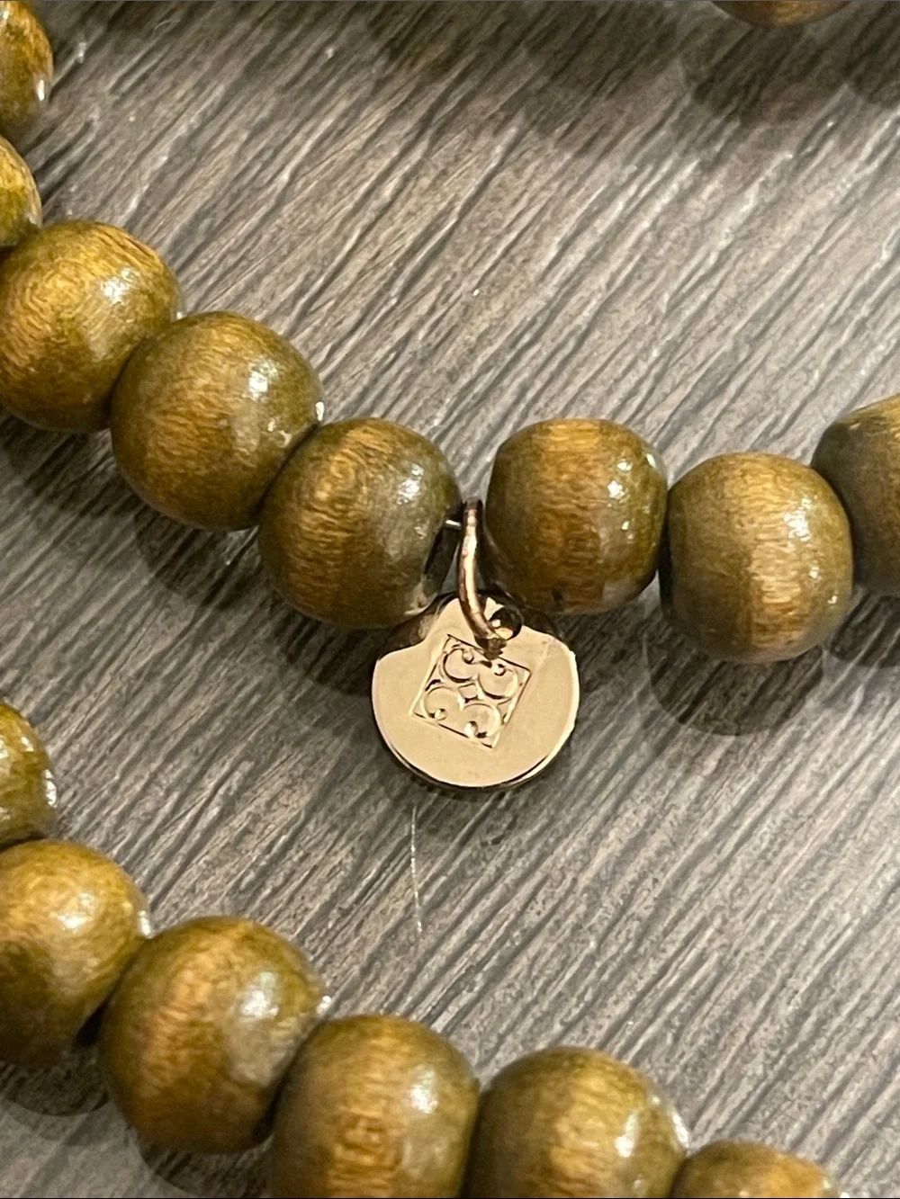 byou Bohemian Wooden Beaded Necklace with Faux Antlers